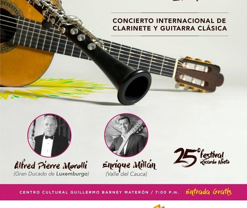 Concierto Internacional de Clarinete y Guitarra Clásica